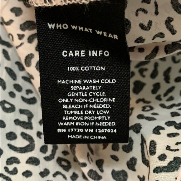 New! Baby Leopard Print Bell Sleeved Top Medium - Picture 5 of 5